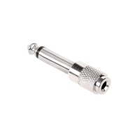 Adaptor jack 6.3/3.5 mono-metal - conectare fiabilă în metal