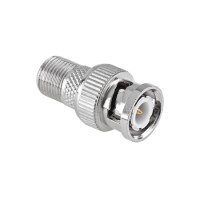 Adaptor bnc tata - f mama pentru conectică uhf