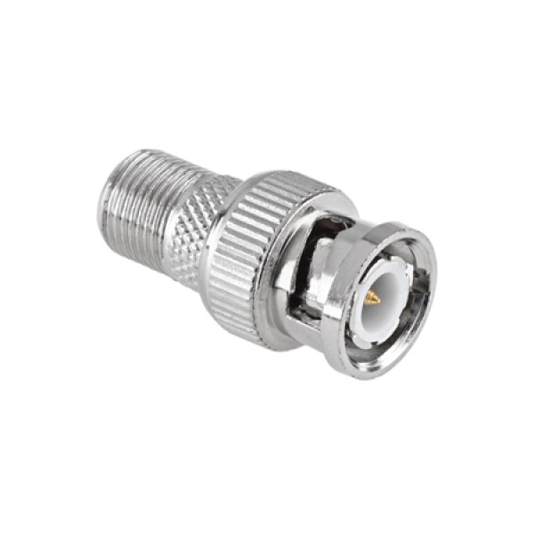 Adaptor bnc tata - f mama pentru conectică uhf