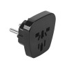 Adaptor tensiune universal negru - stecher negru de înaltă calitate