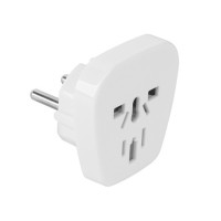 Adaptor tensiune universal alb - adaptor stecher alb pentru ac/dc