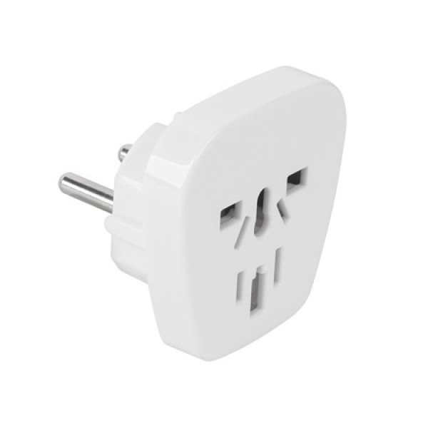 Adaptor tensiune universal alb - adaptor stecher alb pentru ac/dc Adaptor tensiune universal alb - adaptor stecher alb pentru ac/dc