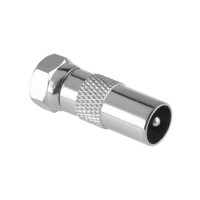 Adaptor mufa tv tata - f tata cupru pentru conexiuni fiabile