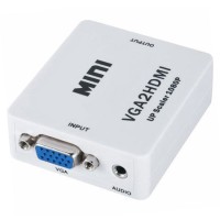 Adaptor vga + audio (in) - hdmi (out) 1080p full hd