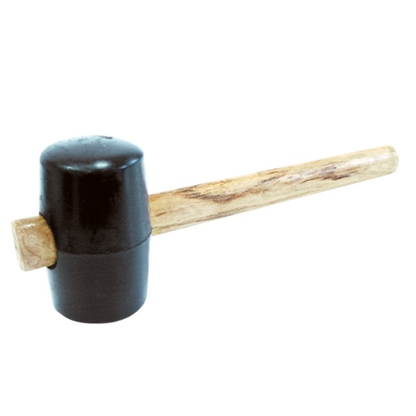 CIOCAN CAUCIUC CU MANER LEMN 55MM / 225G