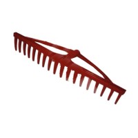 GREBLA PLASTIC CU INTARITURA 600X80MM / 18 DINTI