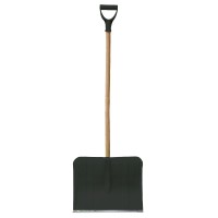 LOPATA ZAPADA PLASTIC CU MANER LEMN 455X360MM