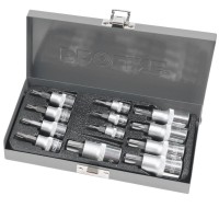 TRUSA VARFURI TORX T8-T60 CU ADAPTOARE - 12P.