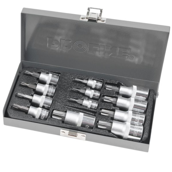TRUSA VARFURI TORX T8-T60 CU ADAPTOARE - 12P. TRUSA VARFURI TORX T8-T60 CU ADAPTOARE - 12P.