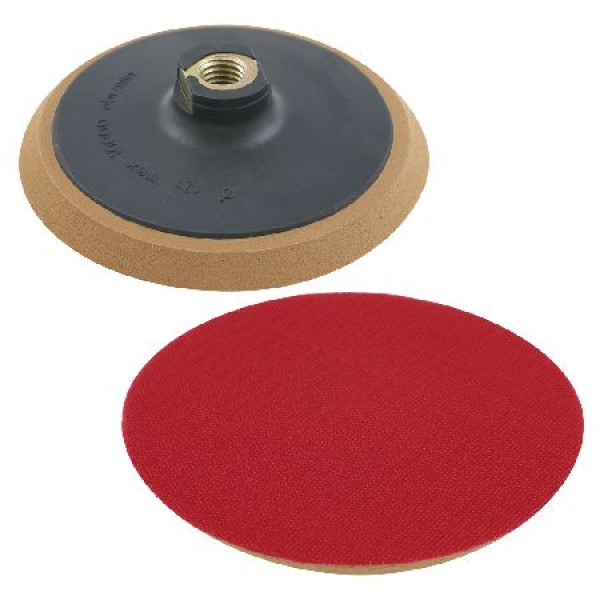 SUPORT DISC ABRAZIV AUTO-ADEZIV GUMAT CU FILET / 125MM SUPORT DISC ABRAZIV AUTO-ADEZIV GUMAT CU FILET / 125MM