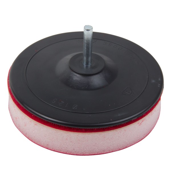 SUPORT DISC ABRAZIV AUTO-ADEZIV BURETAT CU TIJA / 125MM SUPORT DISC ABRAZIV AUTO-ADEZIV BURETAT CU TIJA / 125MM