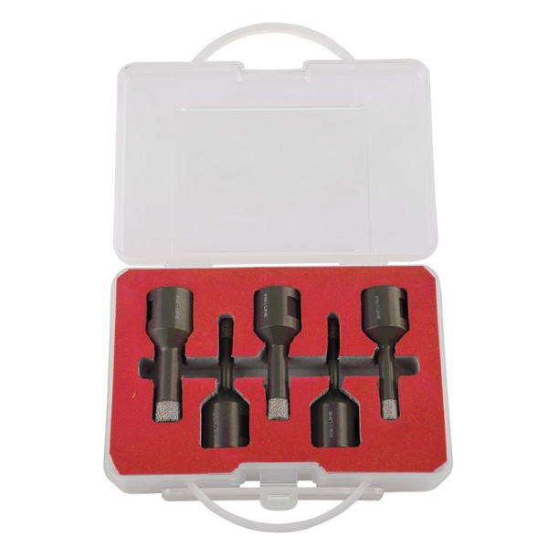 SET CAROTE DIAMANTATE CU FILET FIXARE 5-12MM - 5P. SET CAROTE DIAMANTATE CU FILET FIXARE 5-12MM - 5P.