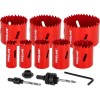 SET CAROTE BIMETAL HSS-M3 UNIVERSALE - 22-68MM