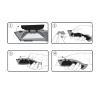 CUTTER METALIC INSTANT CU LAMA RETRACTABILA - 62MM X 10 CUTTER METALIC INSTANT CU LAMA RETRACTABILA - 62MM X 10
