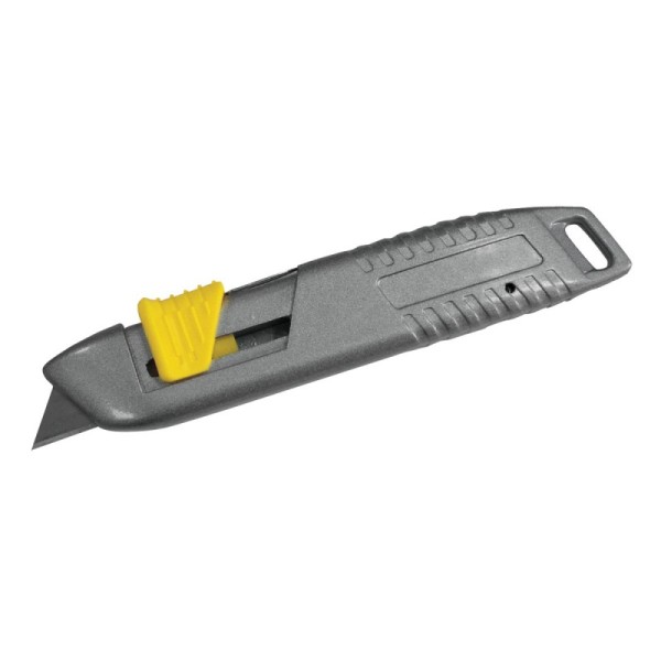 CUTTER METALIC CU LAMA AUTORETRACTABILA - 62MM CUTTER METALIC CU LAMA AUTORETRACTABILA - 62MM