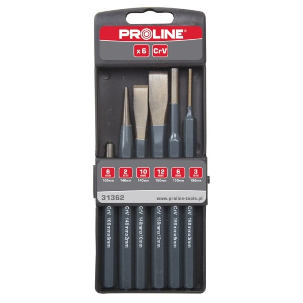 SET DALTI-DORNURI-PUNCTATOARE CR-VA PENTRU METAL - 6P. SET DALTI-DORNURI-PUNCTATOARE CR-VA PENTRU METAL - 6P.