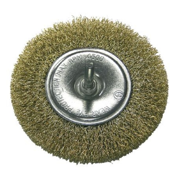 PERIE SARMA ALAMA TIP CIRCULAR CU TIJA 100MM PERIE SARMA ALAMA TIP CIRCULAR CU TIJA 100MM