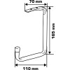 CARLIG TAVAN TIP-G 12MM / 16.5X11CM / 10KG