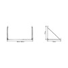 SUPORT PLIABIL PERETE DE ANVELOPE 730X830-1280X713MM