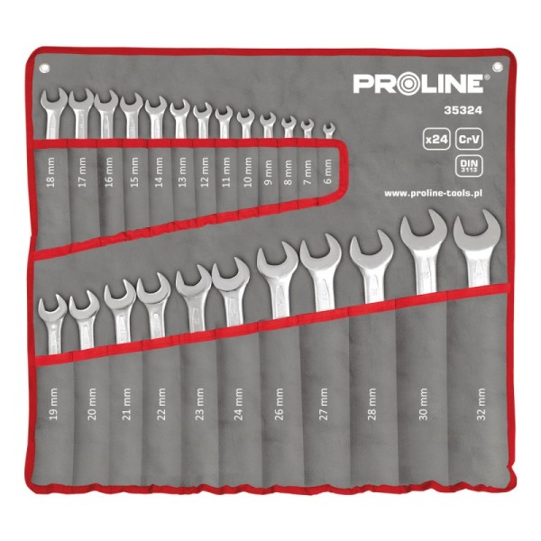 SET CHEI COMBINATE CR-VA FORJATE 6-32MM - 24P.