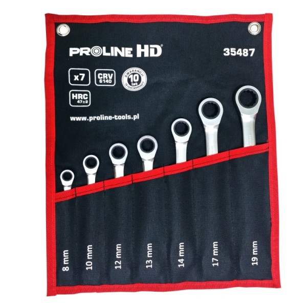 SET CHEI COMBINATE CU CLICHET CR-VA HD 8-19MM - 7P. SET CHEI COMBINATE CU CLICHET CR-VA HD 8-19MM - 7P.