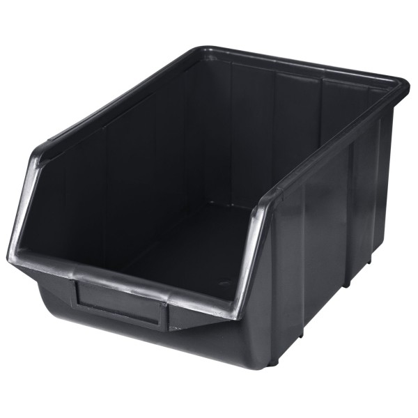 CUTIE PLASTIC DEPOZITARE 160X250X129MM / NEGRU