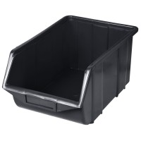 CUTIE PLASTIC DEPOZITARE 220X355X167MM / NEGRU