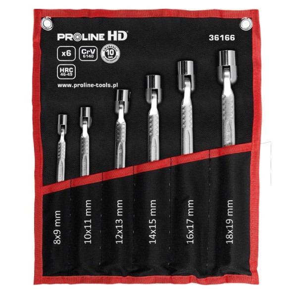 SET CHEI CU TUBULARE FLEXIBILE CR-VA HD 8-19MM - 6P. SET CHEI CU TUBULARE FLEXIBILE CR-VA HD 8-19MM - 6P.