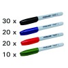 MARKERE SCURTE COLOR (N-30/A-20/R-20/V-10), 80/SET MARKERE SCURTE COLOR (N-30/A-20/R-20/V-10), 80/SET