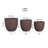 SET GHIVECE EXTERIOR - LARA, 3P.