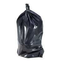 SACI MOLOZ POLIETILENA 120L / NEGRU, 10/SET