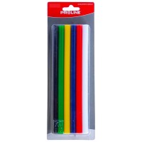 Baghete silicon colorate 8x100mm, 12/set - versatilitate pentru lipire