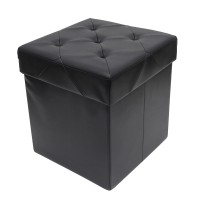 TABURET PLIABIL DEPOZITARE - 38X38X38CM / NEGRU