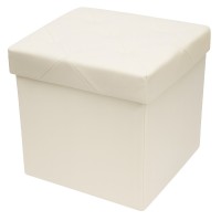 TABURET PLIABIL DEPOZITARE - 38X38X38CM / BEJ