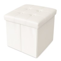 TABURET PLIABIL DEPOZITARE MODERN - 38X38X38CM / BEJ