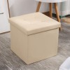 TABURET PLIABIL DEPOZITARE MODERN - 38X38X38CM / GALBEN