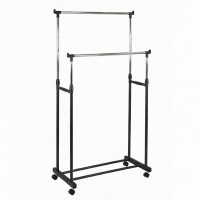 SUPORT HAINE DUBLU REGLABIL - 83X39X165CM / 15KG