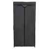 DULAP HAINE TEXTIL CU FERMOAR - 70X45X160CM / GRI