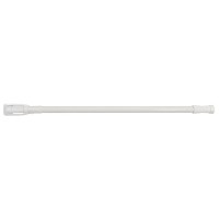 BARA PERDEA DUS METALICA - 70-120CM / ALB