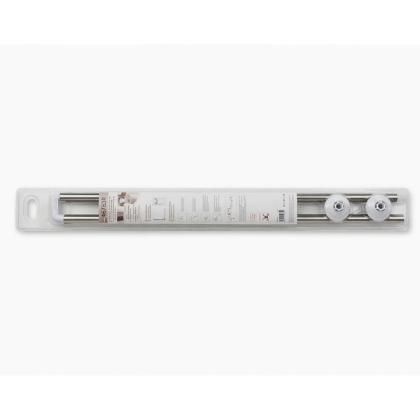 BARA PERDEA DUS INOX TIP-L - 80X80CM BARA PERDEA DUS INOX TIP-L - 80X80CM