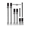 SET EXTRACTOARE UNIVERSALE CU 2 BRATE 35-135MM - 3P. SET EXTRACTOARE UNIVERSALE CU 2 BRATE 35-135MM - 3P.