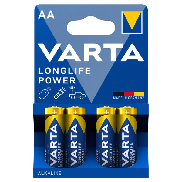 VARTA LONGLIFE POWER AA BLI 4 VARTA LONGLIFE POWER AA BLI 4