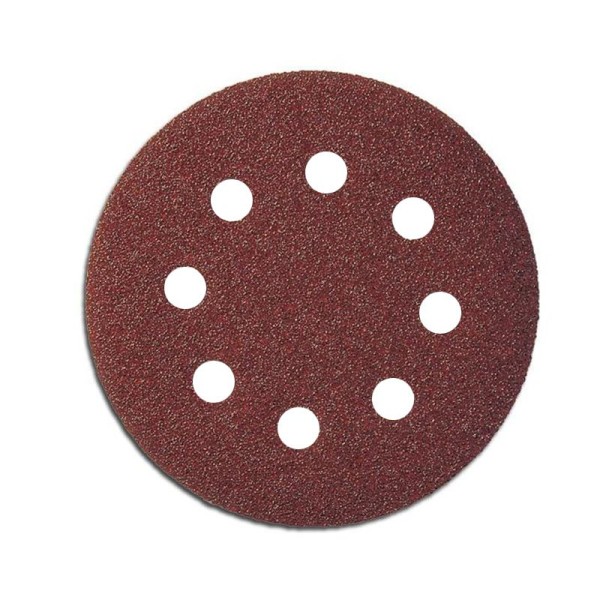 DISC ABRAZIV HARTIE CU ORIFICII 125MM - GR.40, 5/SET DISC ABRAZIV HARTIE CU ORIFICII 125MM - GR.40, 5/SET