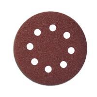 DISC ABRAZIV HARTIE CU ORIFICII 125MM - GR.180, 5/SET