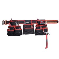 CENTURA PIELE CU 16 BUZUNARE POLIESTER 75-113CM