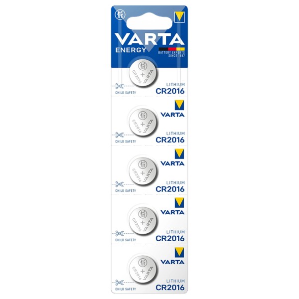 VARTA ENERGY LITHIUM COIN CR2016 T-BLI 5