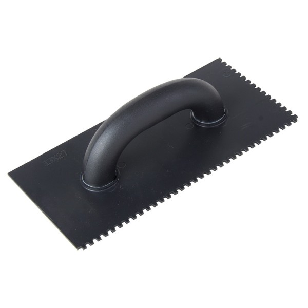 GLETIERA PLASTIC DINTATA CU MANER ROBUST 270X130/8MM