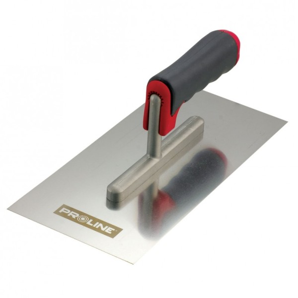 GLETIERA INOX CU MANER GUMAT 270X130MM GLETIERA INOX CU MANER GUMAT 270X130MM