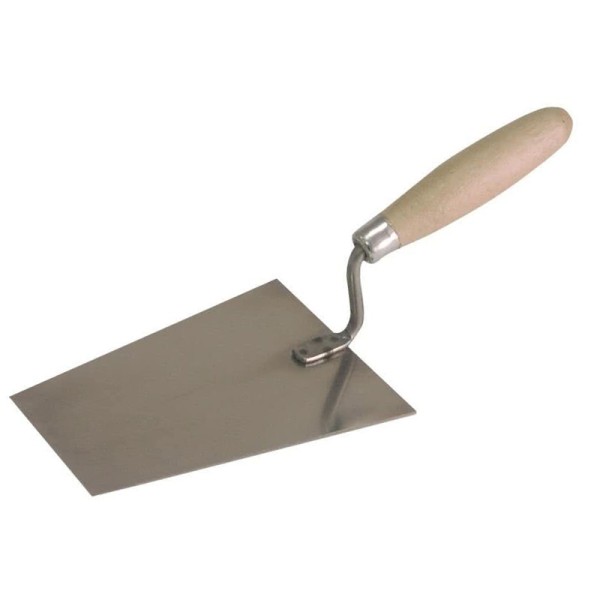 MISTRIE OTEL TRAPEZOIDALA CU MANER LEMN 180X140X75MM