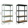 RAFT METALIC - 4P / 150X75X30CM / 100KG / GALVANIZAT RAFT METALIC - 4P / 150X75X30CM / 100KG / GALVANIZAT